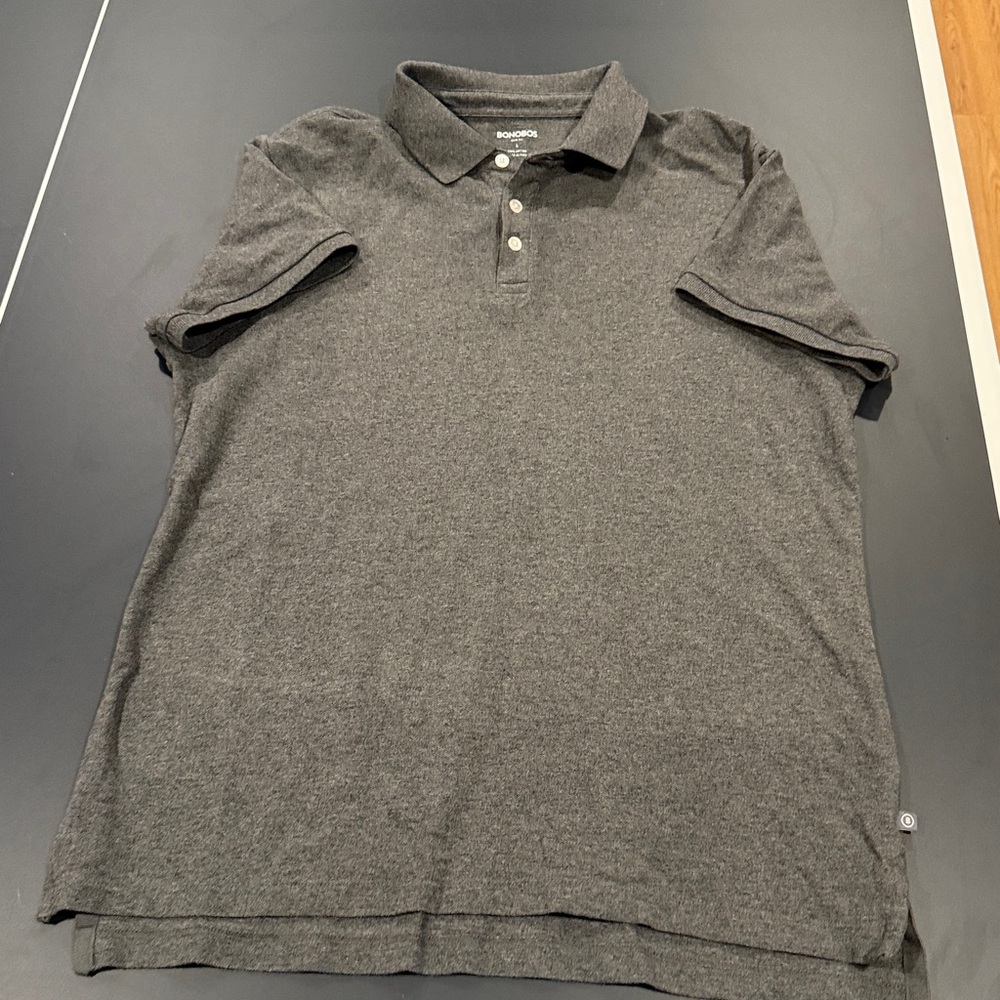 Bonobos Charcoal Polo Shirt
